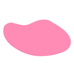 pink blob shape 