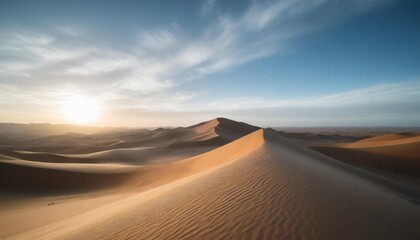 adventure africa background beautiful blue chebbi clear color day desert dry dune dunes dust egypt...