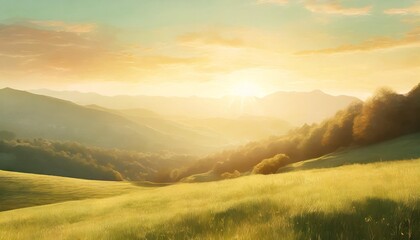 a green nature desktop background illustration