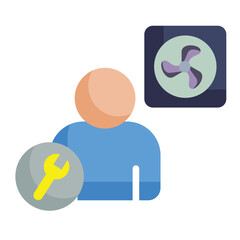 Hvac Technician Icon
