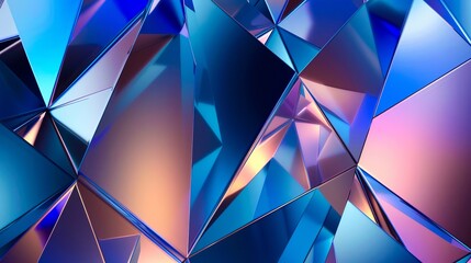 Geometric shapes and metallic gradients, abstract  , background - obrazy, fototapety, plakaty