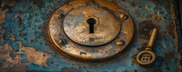 An Ancient Metal Keyhole