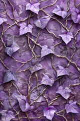 Ivy leaves are carved from amethyst, climbing over a trellis of polished silver, intertwining the vibrant energy of growth with the tranquil beauty of gemstones created with Generative AI Technology