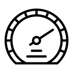 gauge line icon