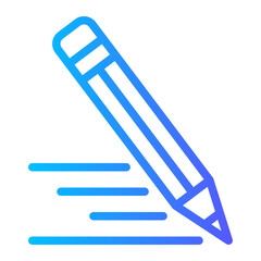 pencil gradient icon
