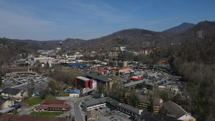 Gatlinburg, Tennessee in the spring