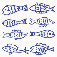 Fish Outline Collection.eps