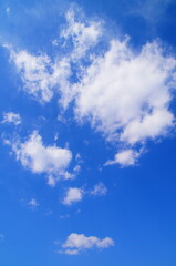 blue sky with clouds