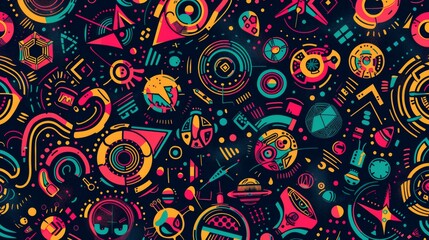 Space background vector.