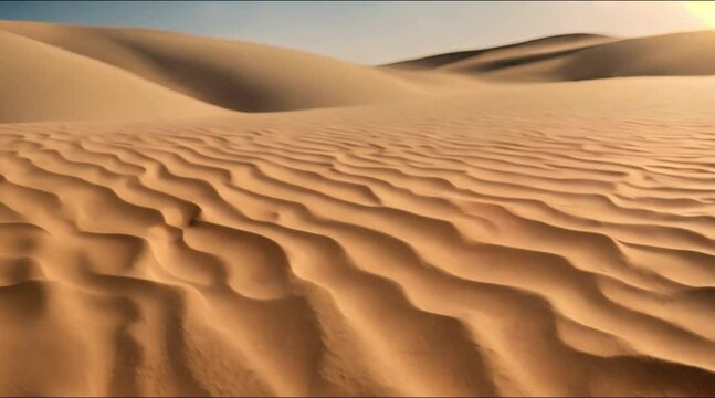 Desert sands under scorching sun.
