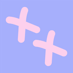 Obraz premium Flat desigen baby shower new born vector element 