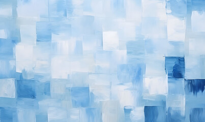 blue and blue squares on the background, Generative AI