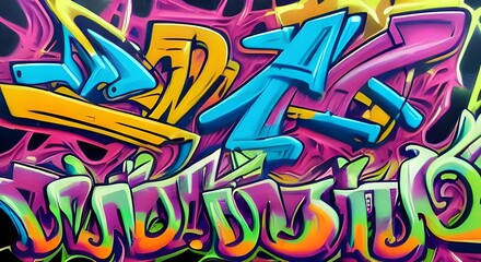 Graffiti Art Design 130 - obrazy, fototapety, plakaty