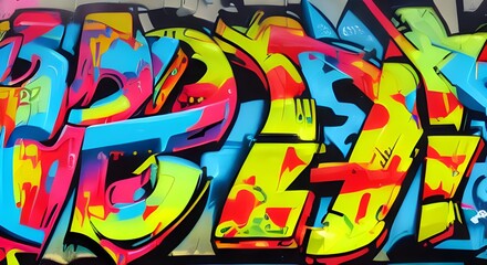 Naklejka premium Graffiti Art Design 140