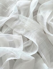 gauze bandage with subtle folds and waves creating intricate pattern, textured background banner...