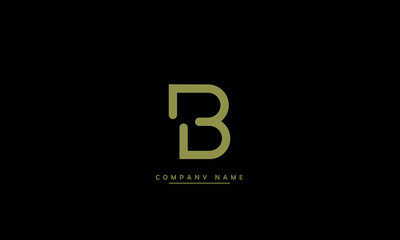 B Abstract Letter Logo Monogram