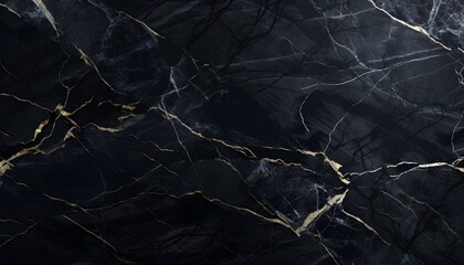 Sleek Noir: Black Marble Textured Background for a Stylish and Refined Look.