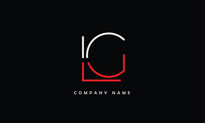 LG, GL, L, G Abstract Letters Logo Monogram