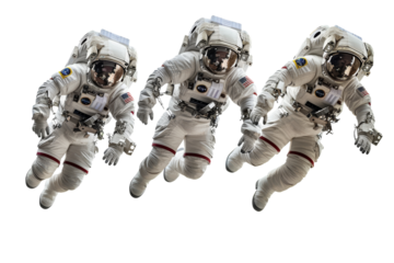 Space Technology: Technology related to space exploration. People are interested in the secrets of the universe and the technology that will help humans travel to other planets, Isolated on a transpar