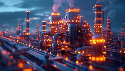 Fototapeta premium Digital Transformation Concepts, digital transformation concepts, showcasing the evolution of traditional industries through technology integration. 