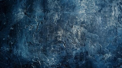 Dark navy blue concrete texture, distressed rough surface, grunge background for design - obrazy, fototapety, plakaty