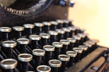 Typewriter Keytop in perspective