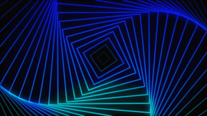 Naklejka premium abstract light illustration effect, infinity energy space loop magic motion shapes laser, round power shine wave electric modern art