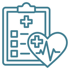 Medical Report Icon Element For Design