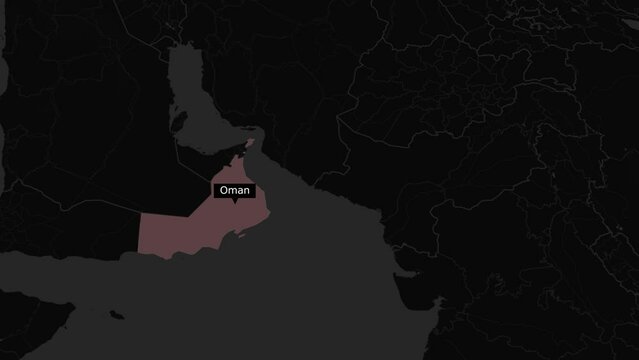 Oman map