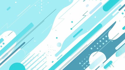 flat geometric modern background