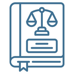 Rule Book Icon Element For Design