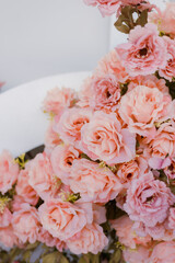 wedding decoration flower backdrop, colorful backgroundใ