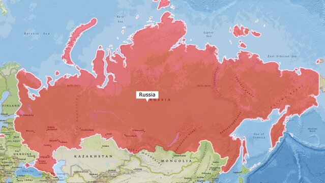 Russia Map New Style