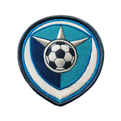 sports team logo embroidered patch badge isolated on transparent background