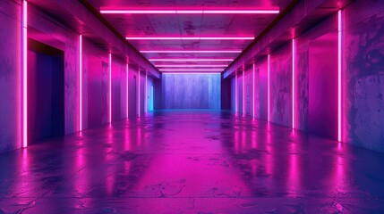 A blank canvas pulsating with vibrant hues of magenta and pink, resonating nostalgic radio waves from the Y2K era.