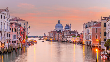 Romantic Venice. Cityscape of  old town and Grand Canal - 775567988