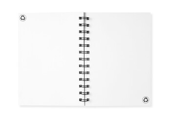 Note book  isolated on white