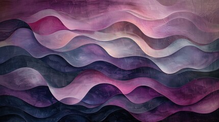 In the realm of a timeless era, waves of melody intertwine with hues of mauve and charcoal.