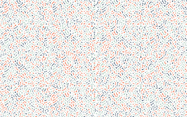 Vector Seamless colorful Organic Rounded Jumble Maze Lines Patterns Abstract Background