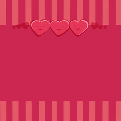 pink background with hearts