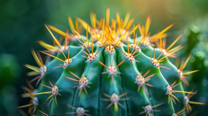 Cactus on stones in garden