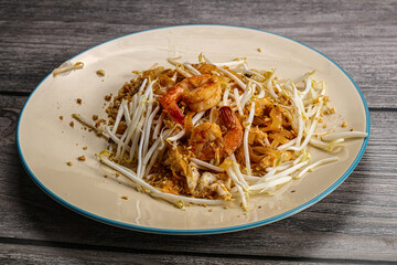Pad thai - noodle with shrimps