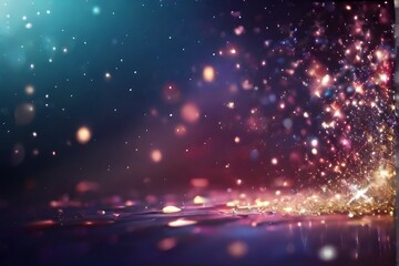 abstract shiny light and glitter background