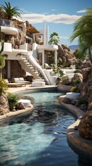 Futuristic Desert Home with Pool