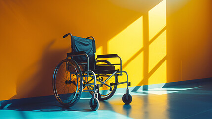 wheelchair in the office and hospital