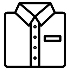 Uniform icon., formal shirt icon