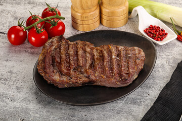Rib eye steak grilled beef