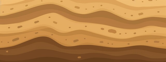 soil texture, flat color illusturation, light brown colors, low contrast, small rocks - obrazy, fototapety, plakaty
