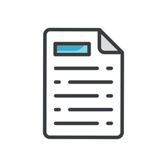 Company Papers vector icon