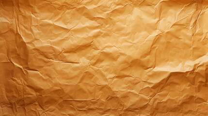 Fototapeta premium The texture of crumpled clean brown paper. Abstract texture background. Generative AI